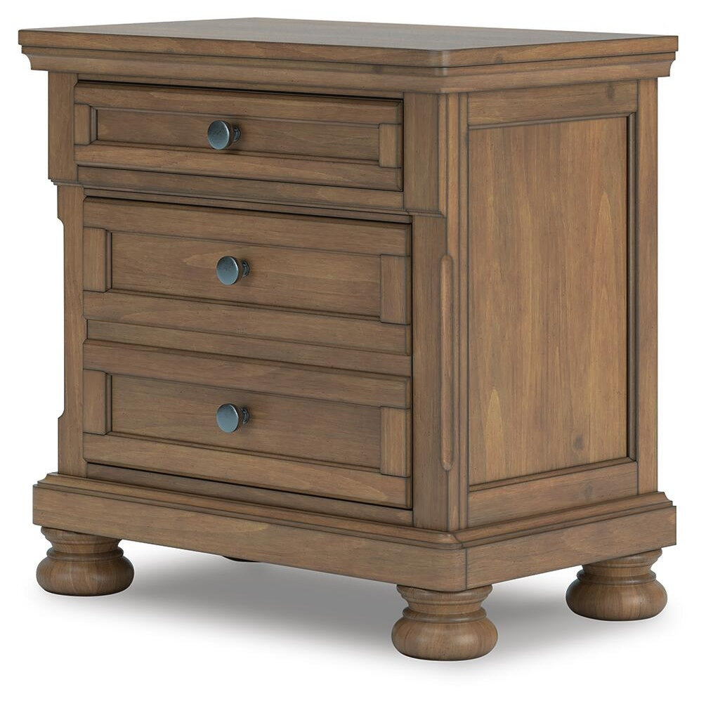 Feddinger California King Panel Storage Bed, Dresser and Nightstand (PCB779-SI) - Image 23