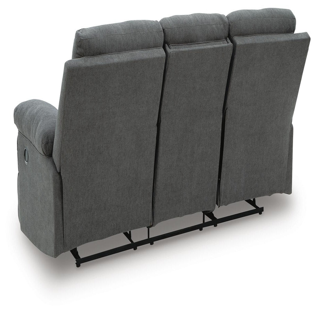 Side-Swipe Reclining Sofa with Drop Down Table (PC91406-SI) - Image 6