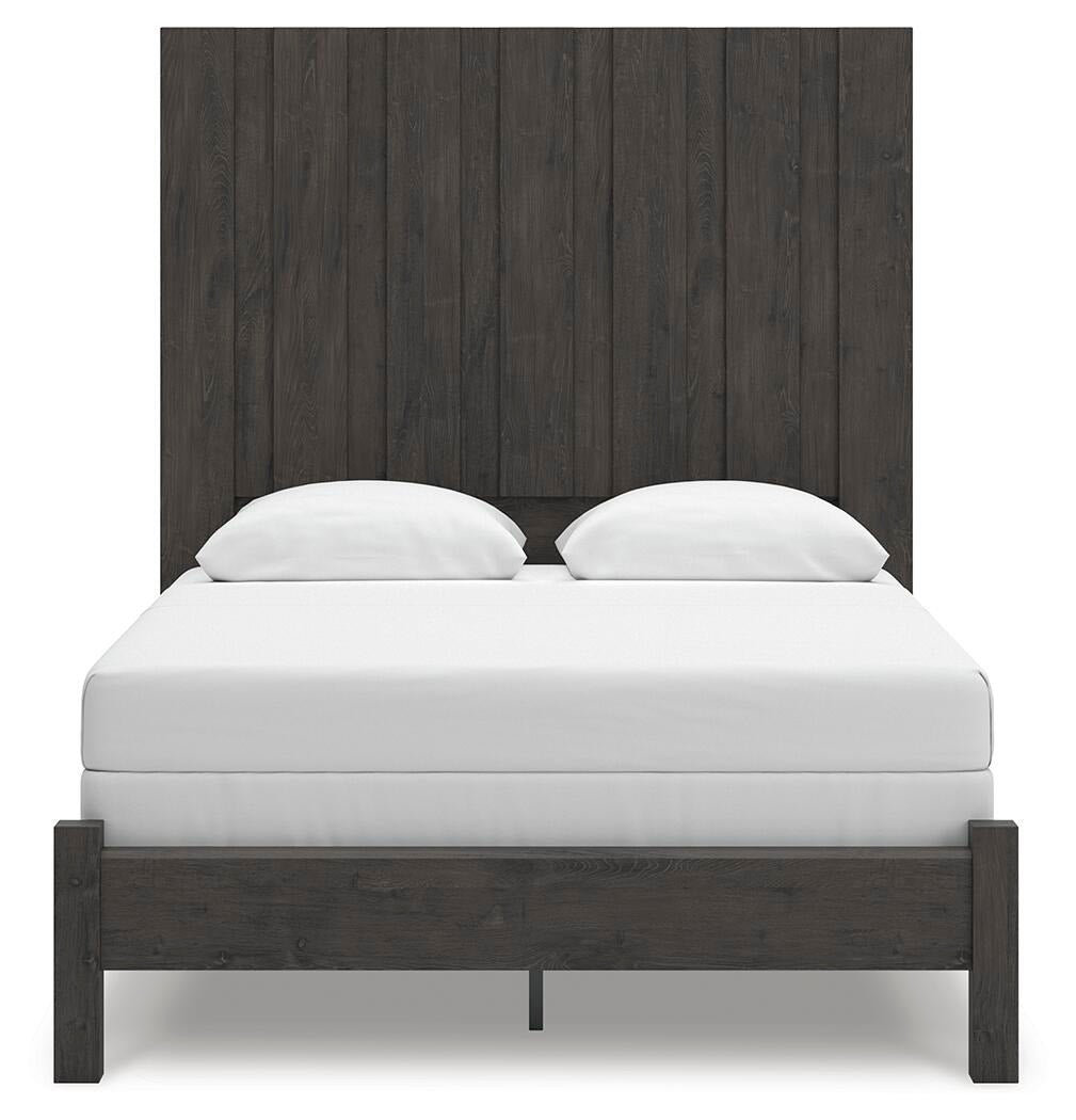 Fraluna Queen Panel Bed, Dresser, Mirror, and Nightstand (PCB3370-SI) - Image 9