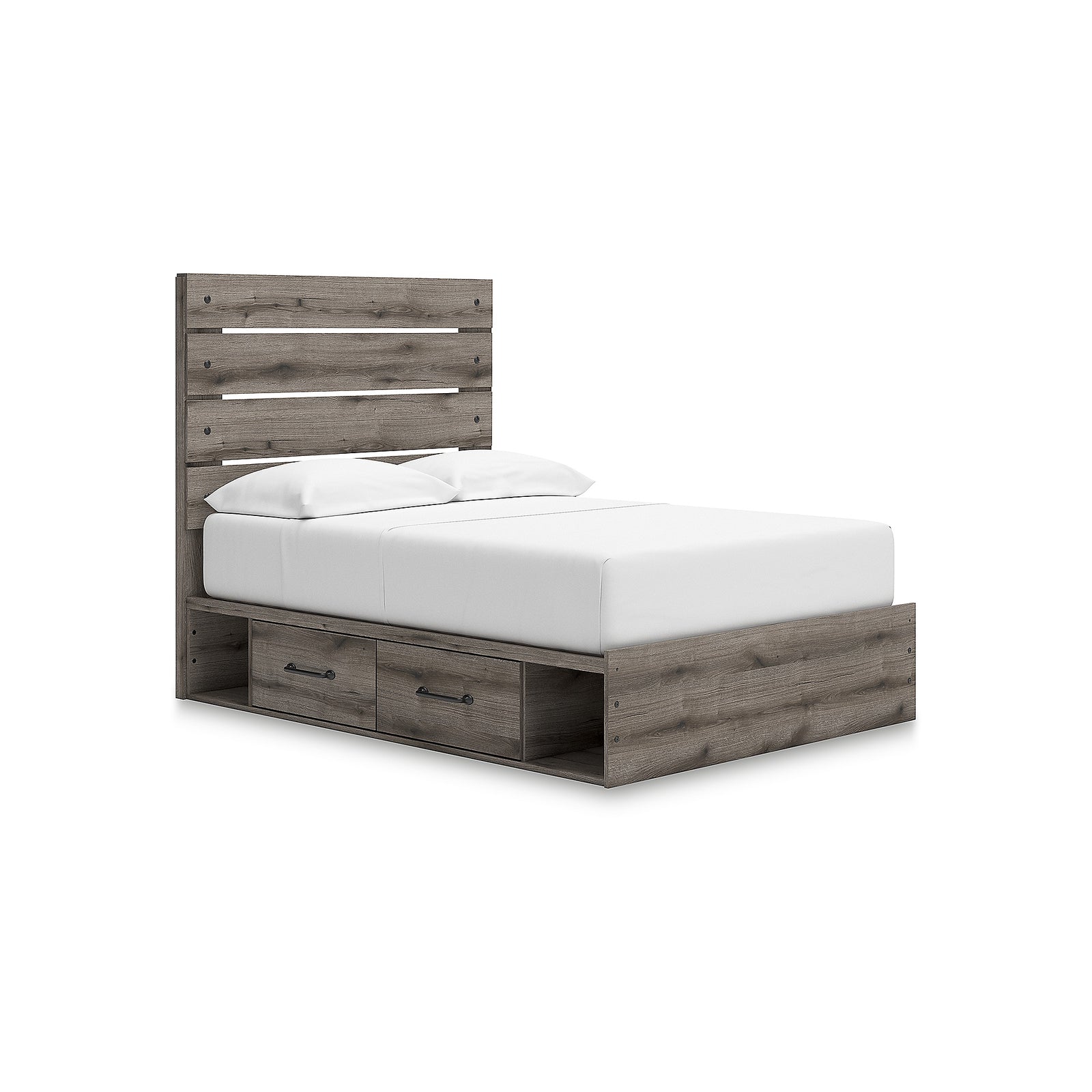 Graystorm Full Panel Bed with Storage (PCB2405-SI)