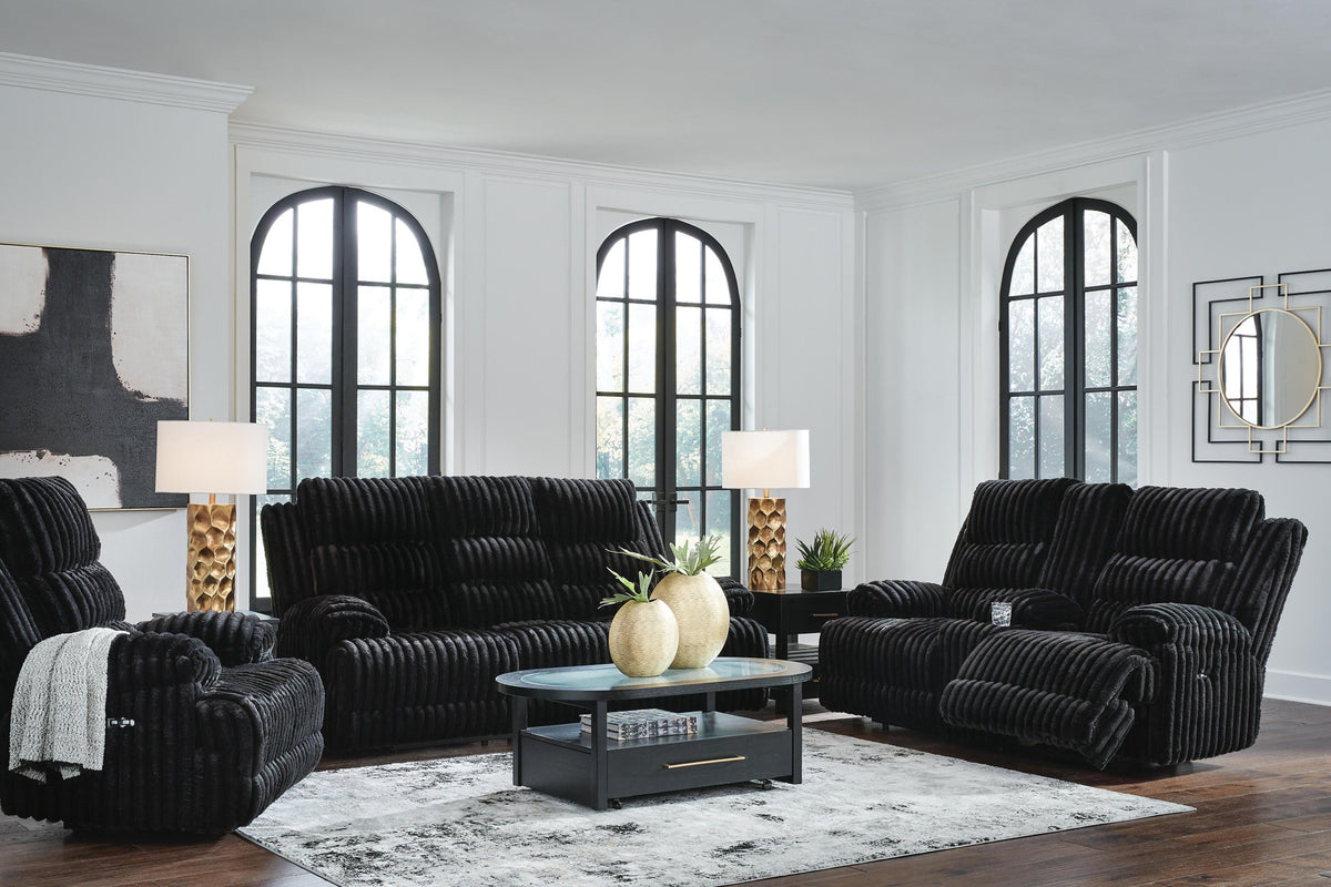 Rhines Falls Power Sofa, Loveseat and Recliner (PC42805-SI)