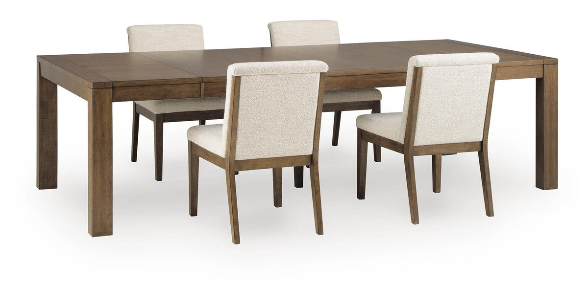 Marxmore Extension Dining Table and 4 Chairs (D863-SI)