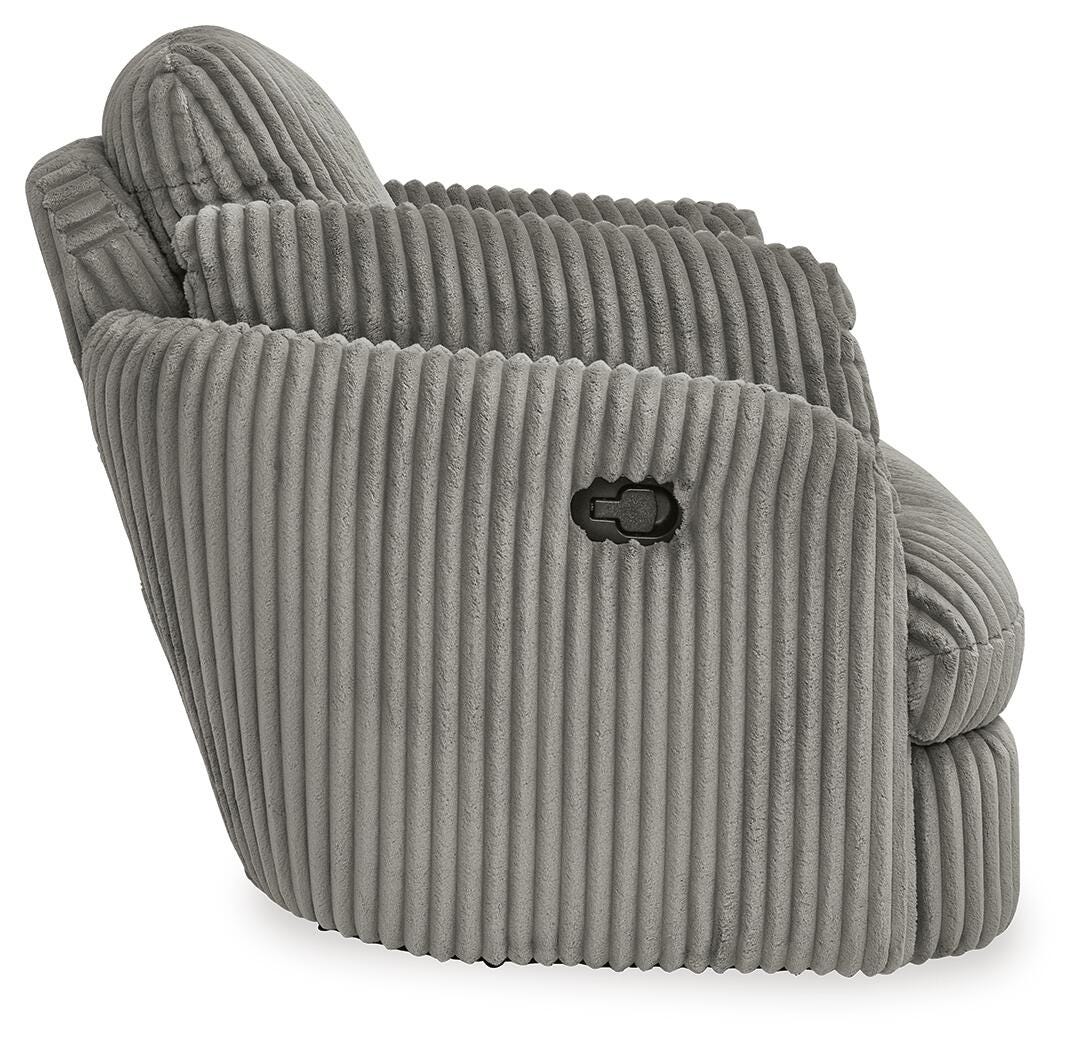 Tie-Breaker Swivel Glider Recliner (94903-SI) - Image 4