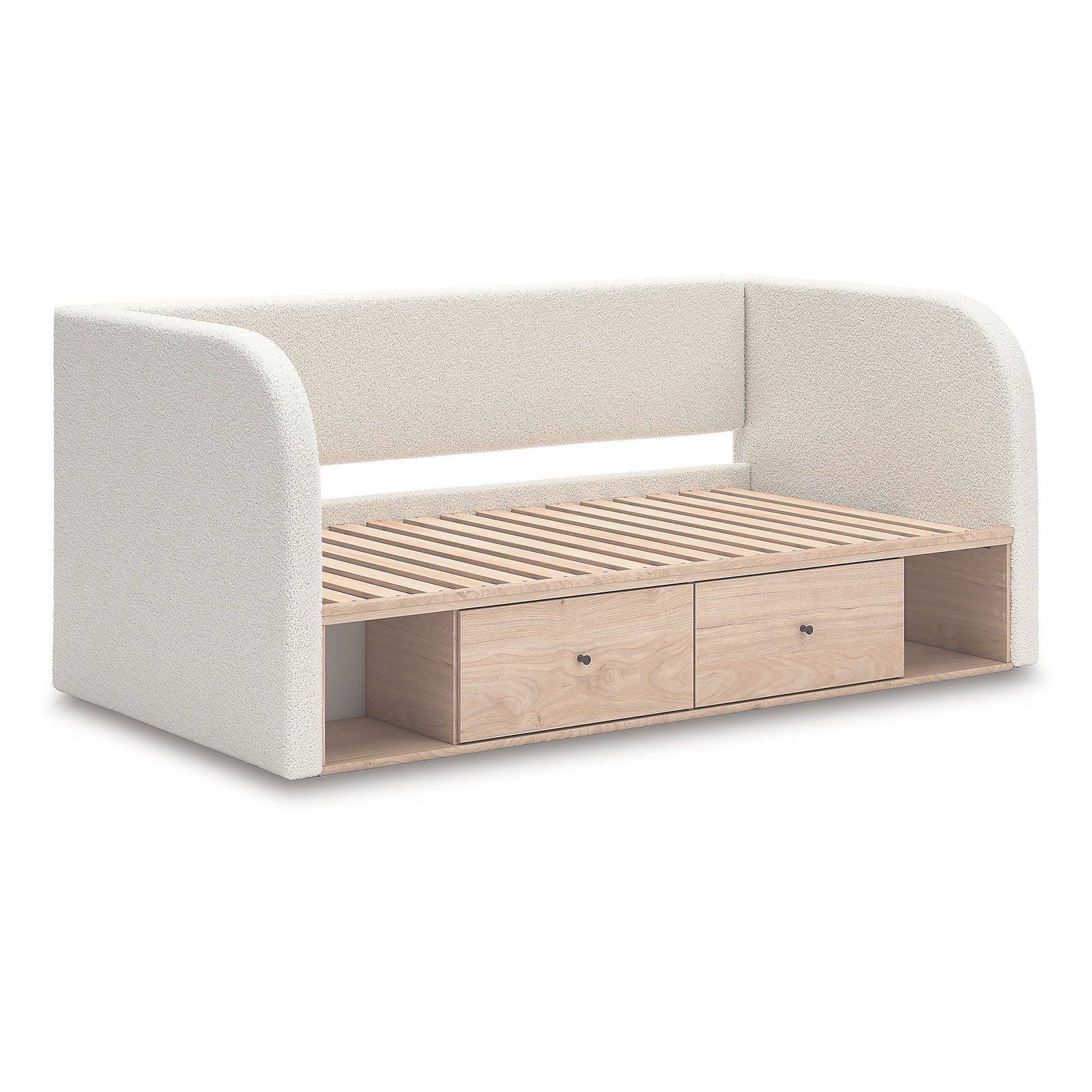 Arloster Full Upholstered Day Bed with Storage (PCB1566-SI) - Image 3