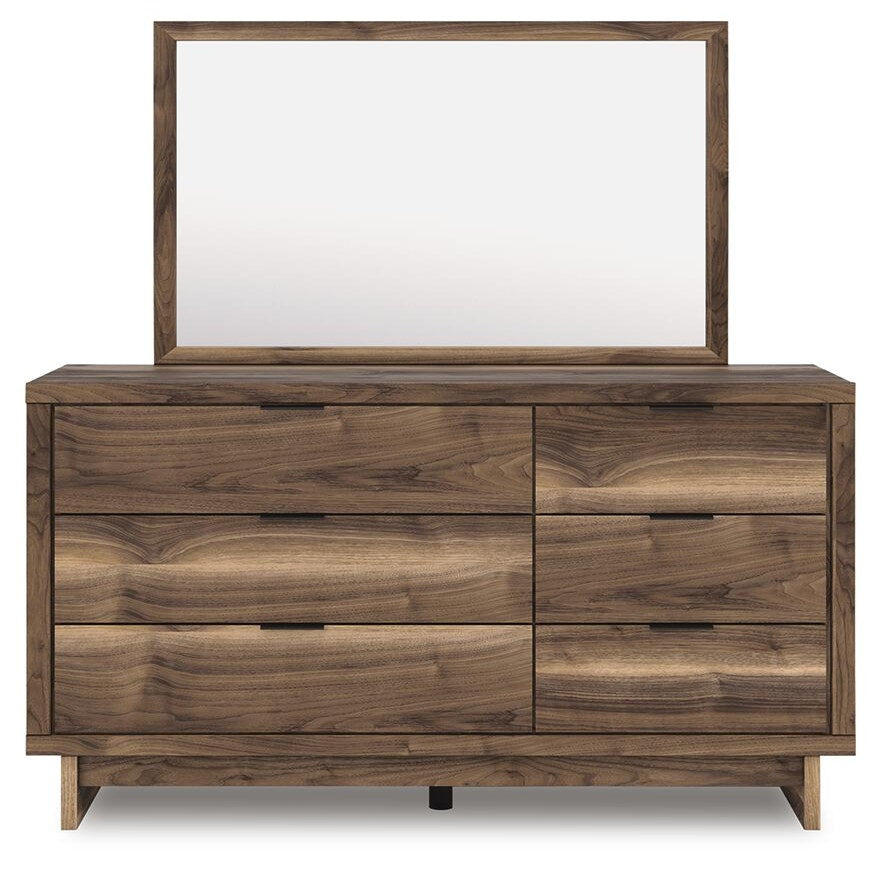 Chirason Twin Panel Platform Bed, Dresser and Mirror (PCB3367-SI) - Image 2