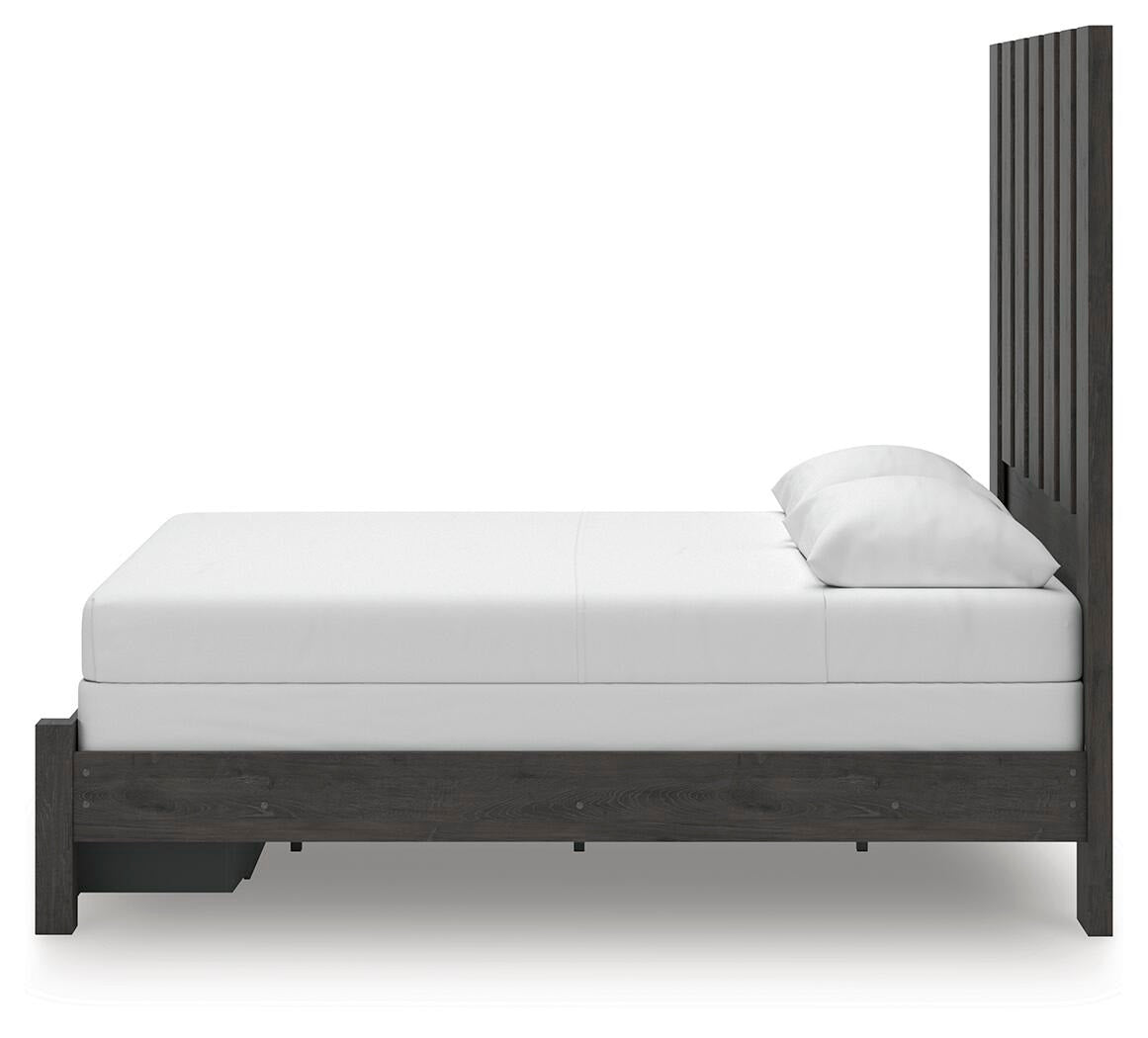 Fraluna Queen Panel Storage Bed (PCB3370-SI) - Image 7