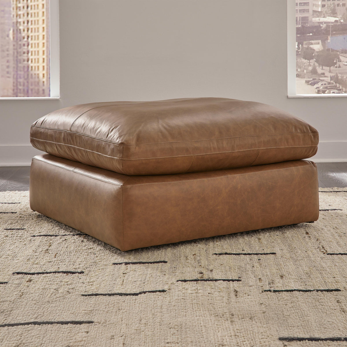 Emilia Oversized Accent Ottoman (30901-SI) - Image 4