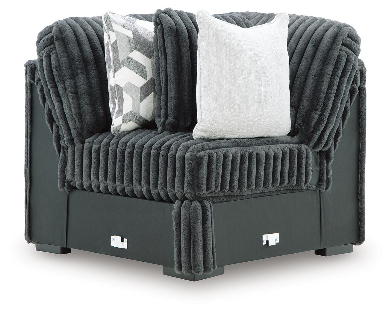 Midnight-Madness Right-Arm Facing Corner Chaise (98105-SI) - Image 5
