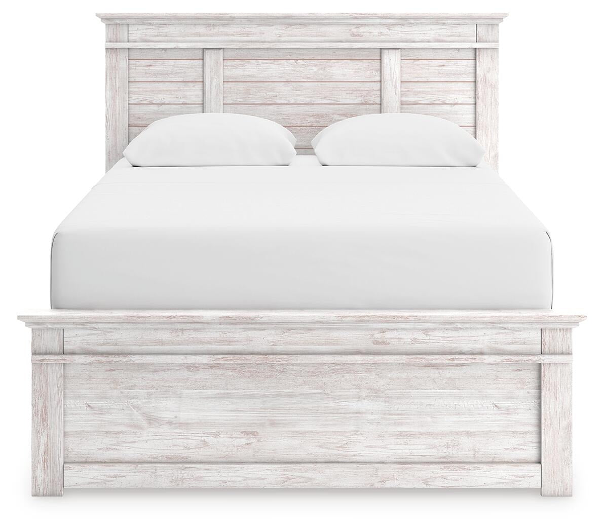 Makidern Queen Panel Bed, Dresser, Mirror and Nightstand (PCB1171-SI) - Image 9