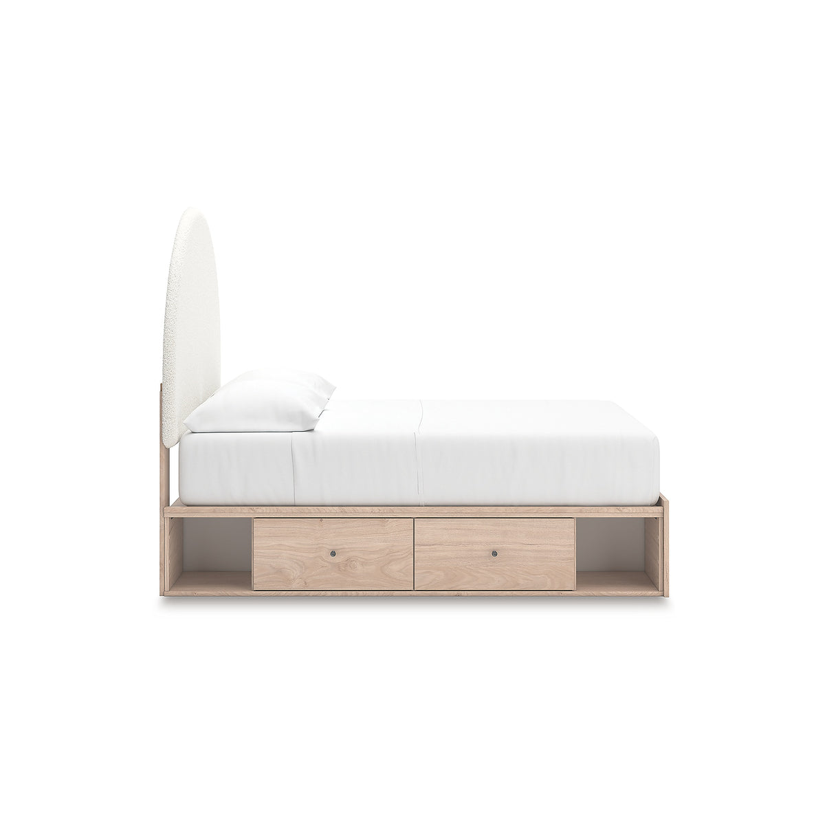 Arloster Full Upholstered Panel Bed with Storage (PCB1566-SI) - Image 8