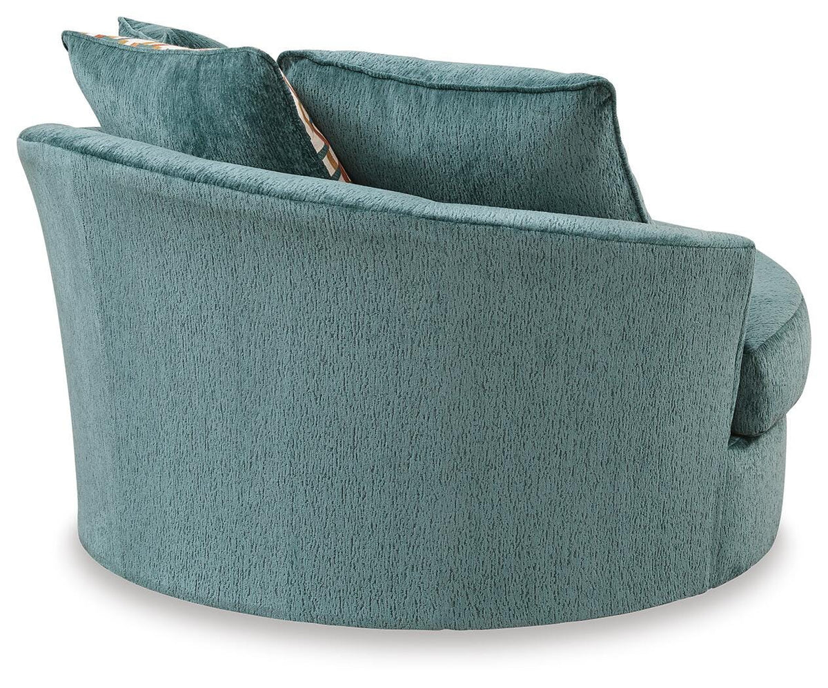 Laylabrook Oversized Swivel Accent Chair (92206-SI) - Image 4