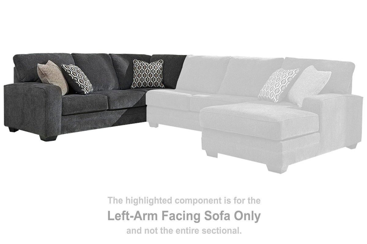 Tracling Left-Arm Facing Sofa with Corner Wedge (72600-SI)