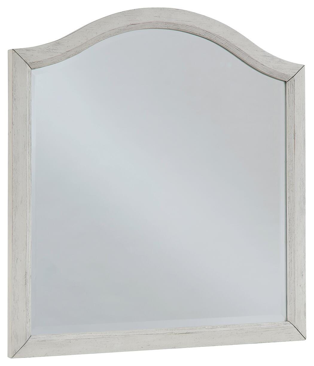 Robbinsdale Vanity Mirror - Antique White  (B742-SI)