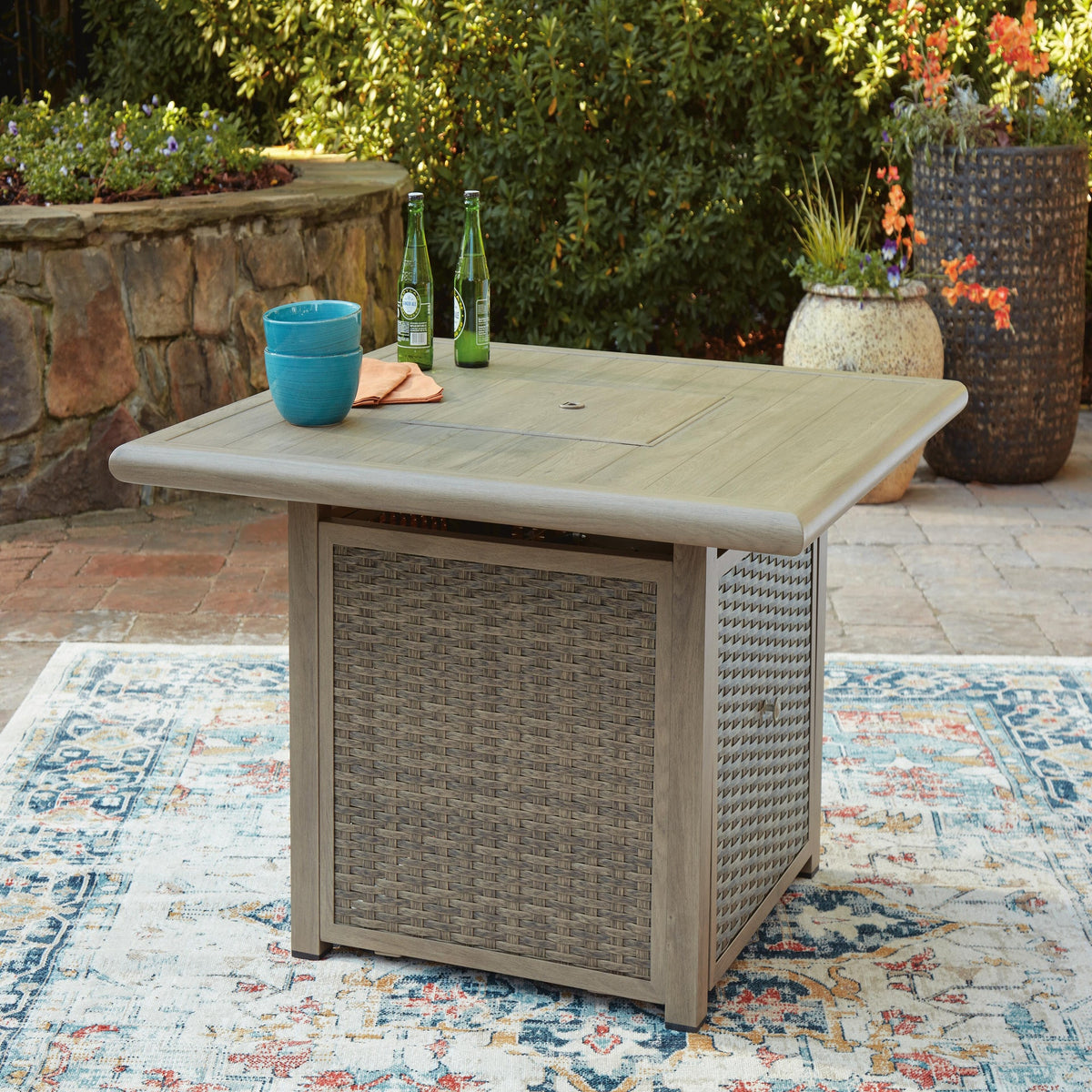 Cliff Trails Fire Pit Table (PCP690-SI) - Image 11