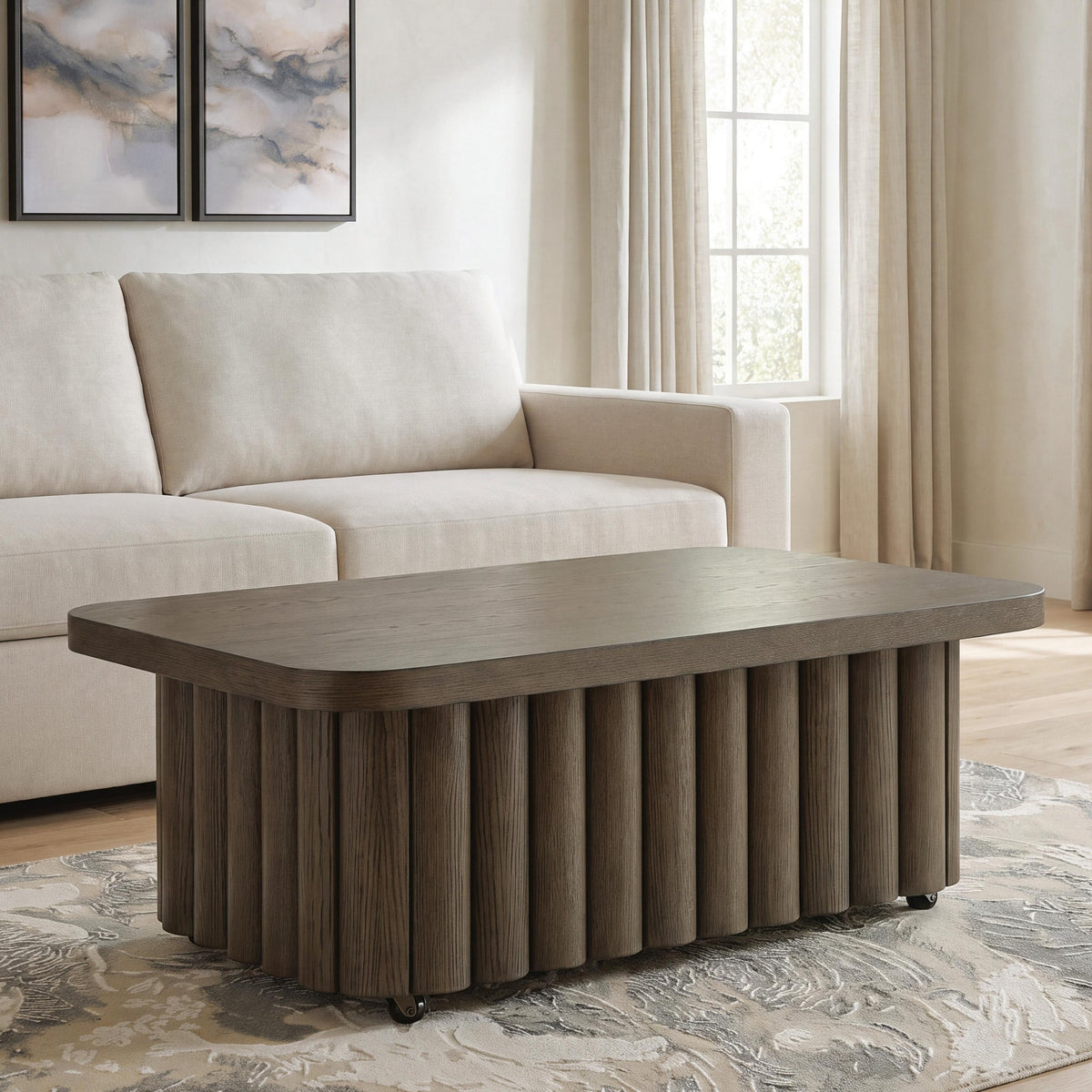 Darimore Coffee Table - Burnished Brown  (T984-SI) - Image 5