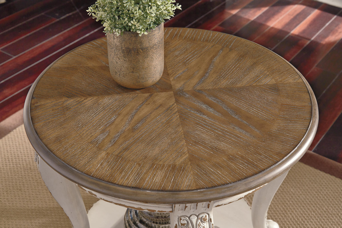 Realyn End Table - White/Brown  (T743-SI) - Image 5