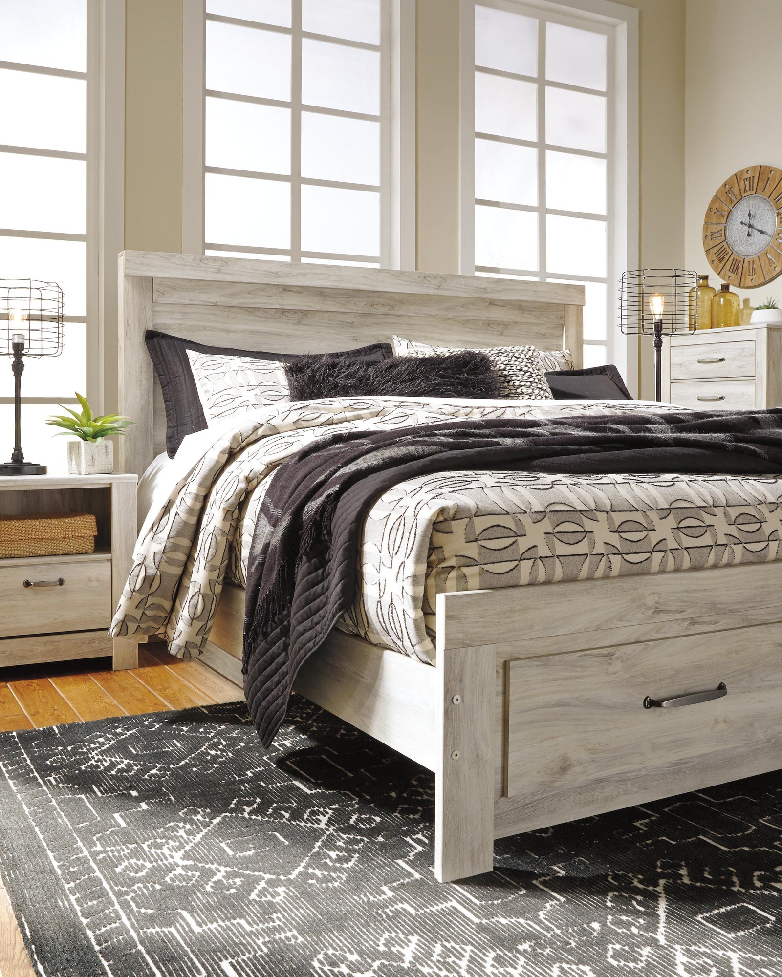 Bellaby Panel Headboard - Whitewash  (B331-SI) - Image 21