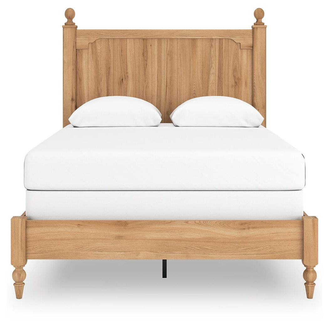 Aleaport Queen Panel Bed, Dresser, Mirror and Nightstand (PCB1075-SI) - Image 9