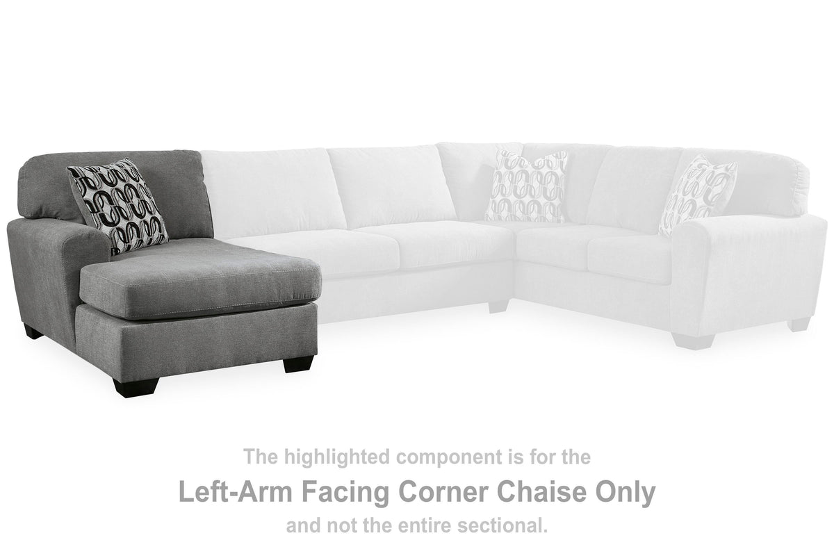 Birkdale Court Left-Arm Facing Sofa with Corner Wedge (32402-SI) - Image 21
