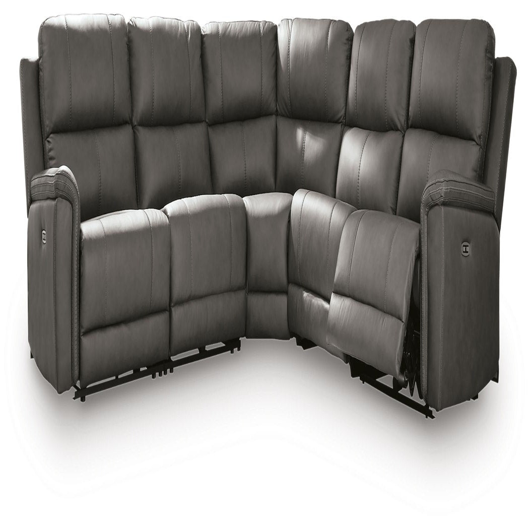 Bleckley 5-Piece Power Reclining Sectional (PCU12000-SI)
