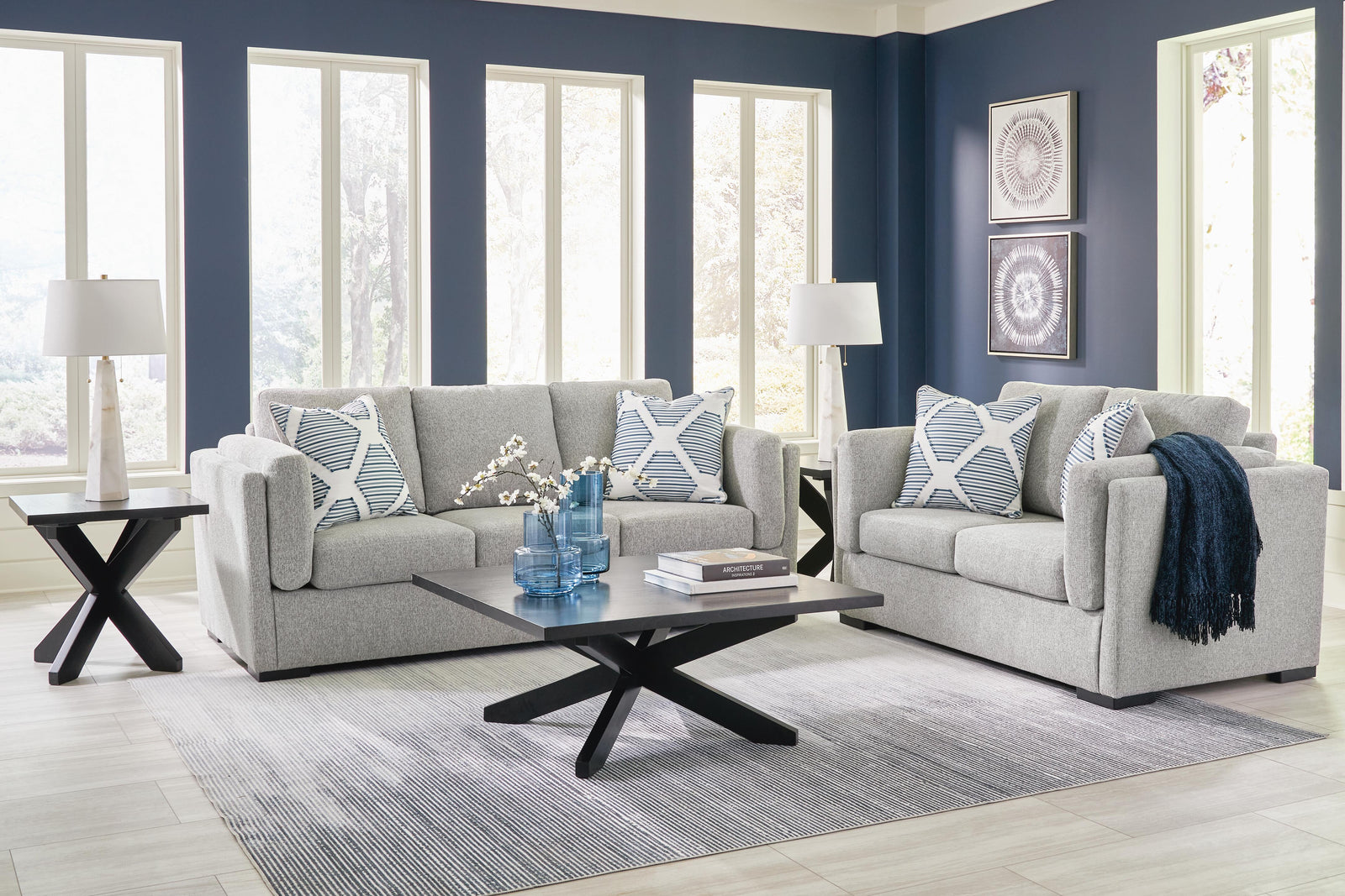 Evansley Sofa and Loveseat (54503-SI) - Image 4