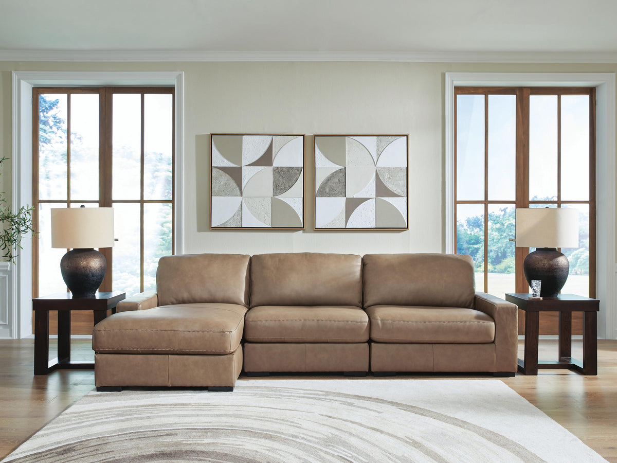 Veronella 3-Piece Sectional with Chaise (76106-SI) - Image 2