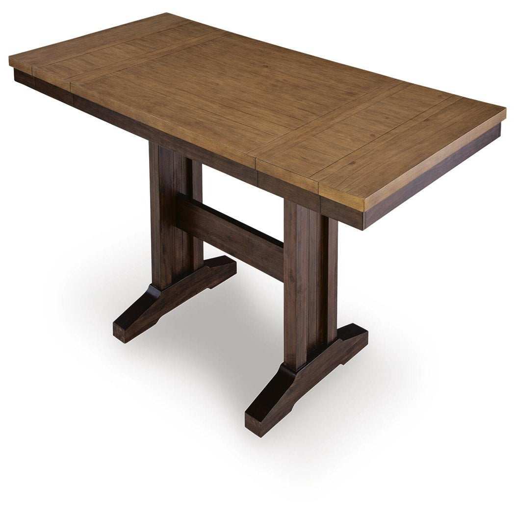 Rylandeen Counter Height Extension Dining Table and 6 Barstools (PCD651-SI) - Image 9