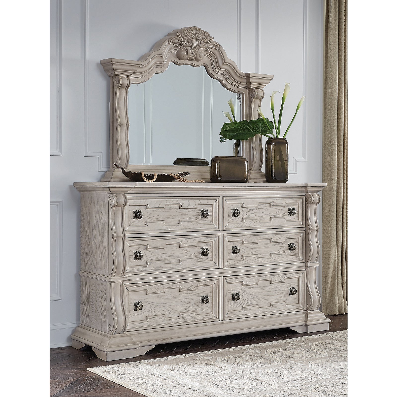 Bruchandi Dresser and Mirror (PCB948-SI) - Image 2
