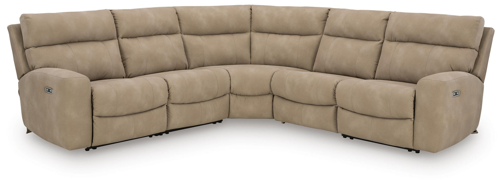 Next-Gen Durapella 5-Piece Power Reclining Sectional (61004-SI)
