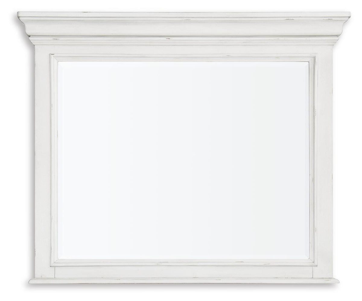 Kanwyn Bedroom Mirror - Whitewash  (B777-SI) - Image 2