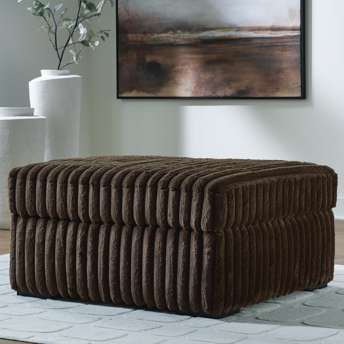 Midnight-Madness Oversized Accent Ottoman (98104-SI) - Image 4