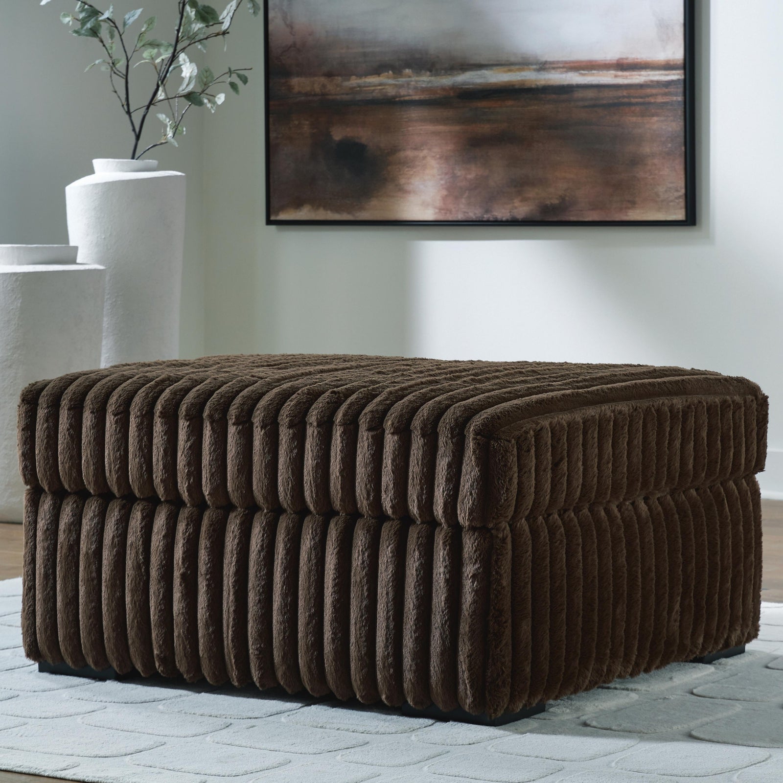 Midnight-Madness Oversized Accent Ottoman (98104-SI) - Image 4