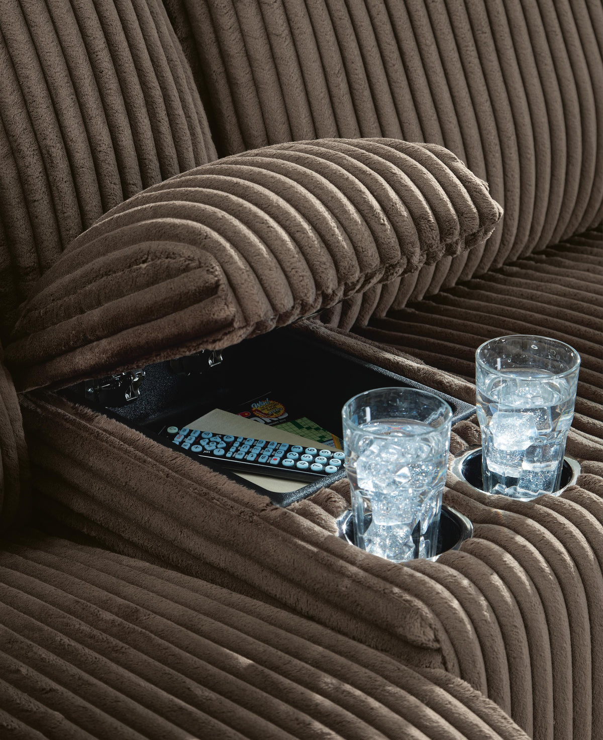 Top Tier 3-Piece Reclining Sectional Sofa with Chaise (92705-SI) - Image 4