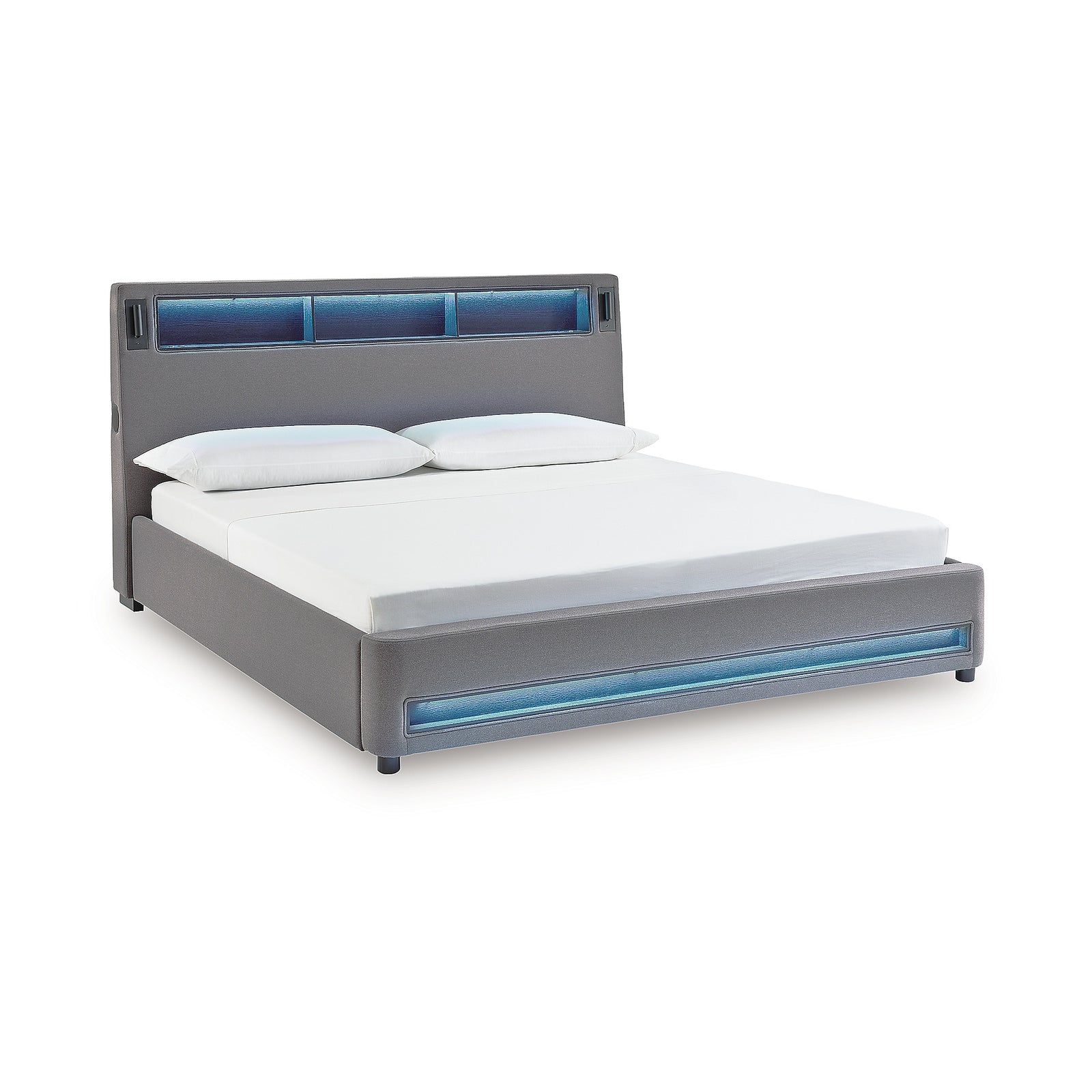 Verishaw King Upholstered Bed (PCB2721-SI)