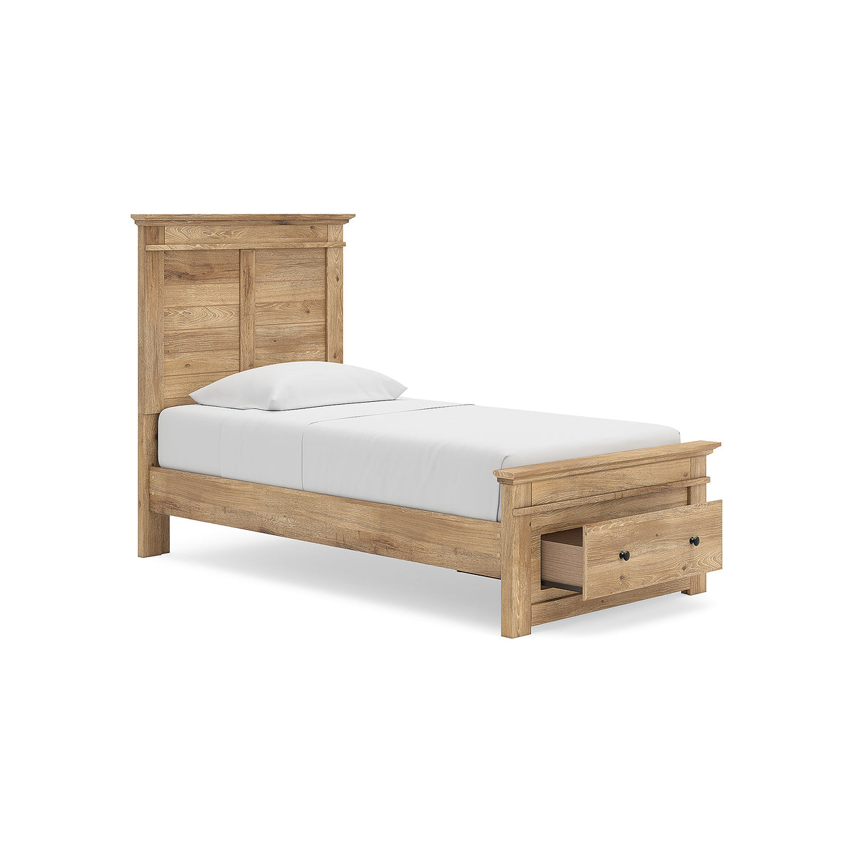 Makidern Twin Panel Storage Bed, Dresser and Mirror (PCB1170-SI) - Image 11