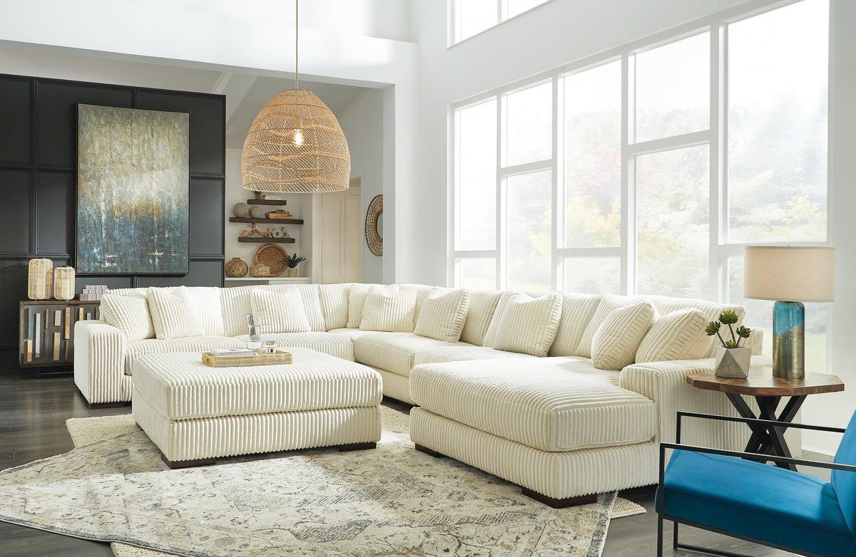 Lindyn 6-Piece Sectional with Chaise and Ottoman (21104-SI) - Image 22