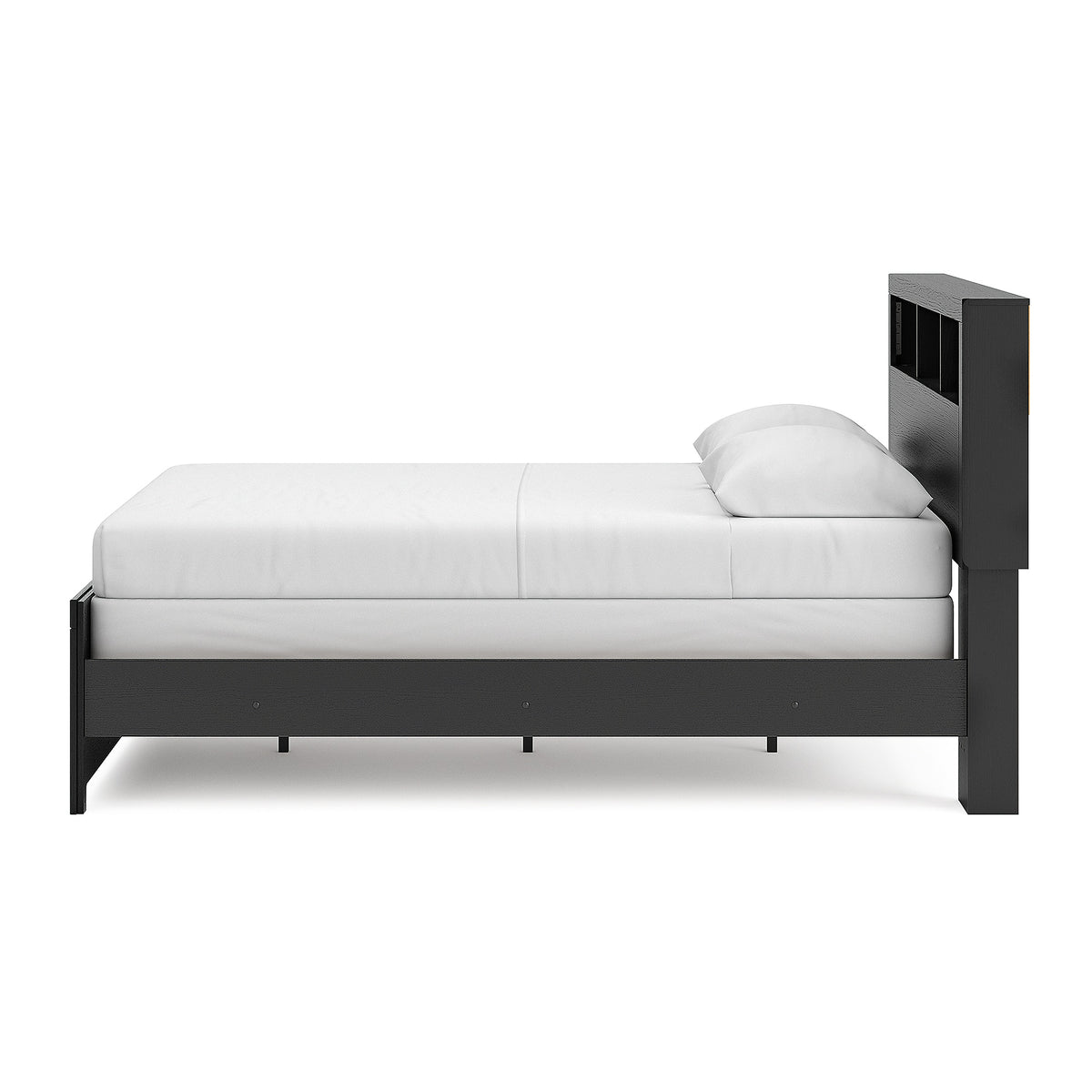 Broachmyn Queen Bookcase Bed, Dresser and Mirror (PCB1118-SI) - Image 13