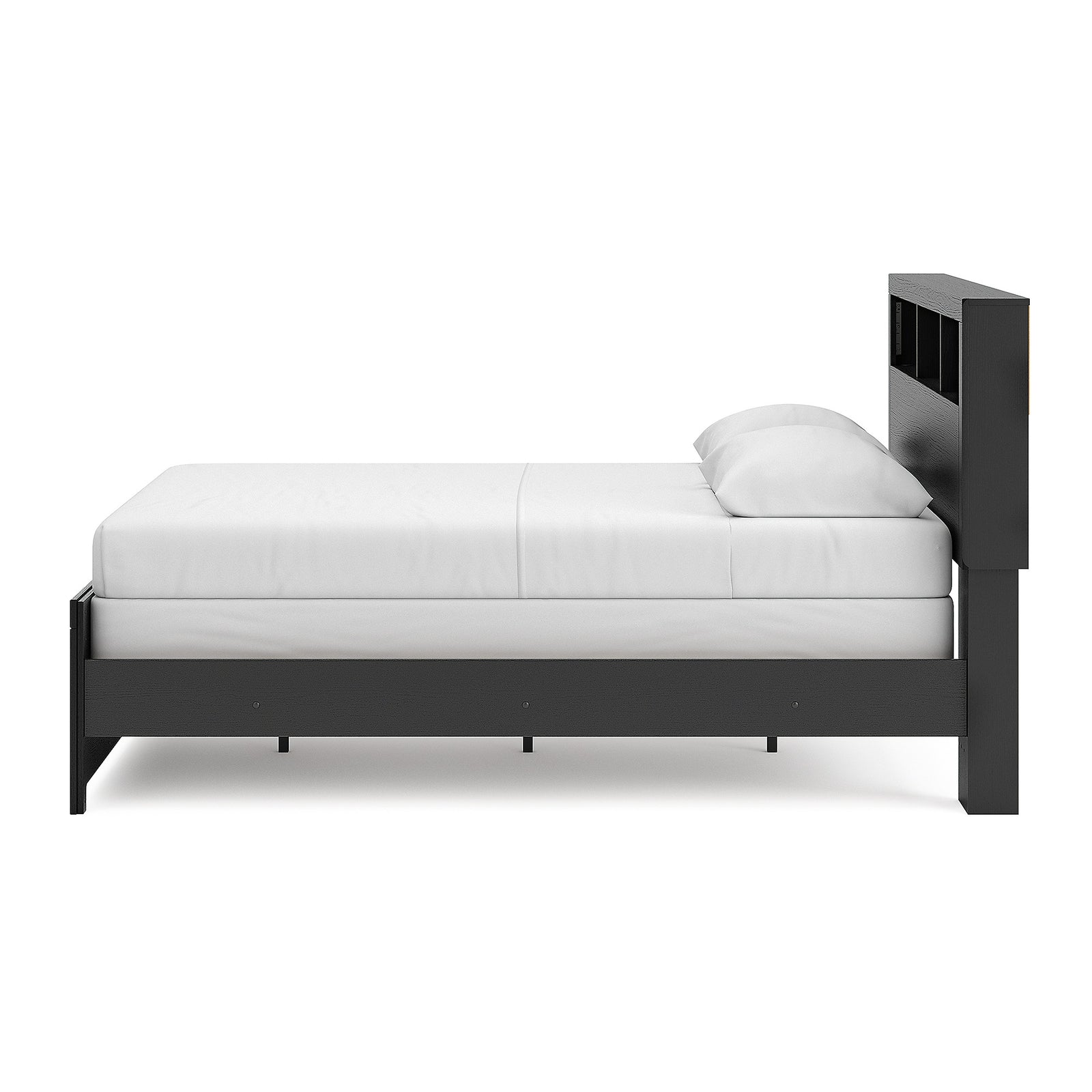 Broachmyn Queen Bookcase Bed, Dresser and Mirror (PCB1118-SI) - Image 13