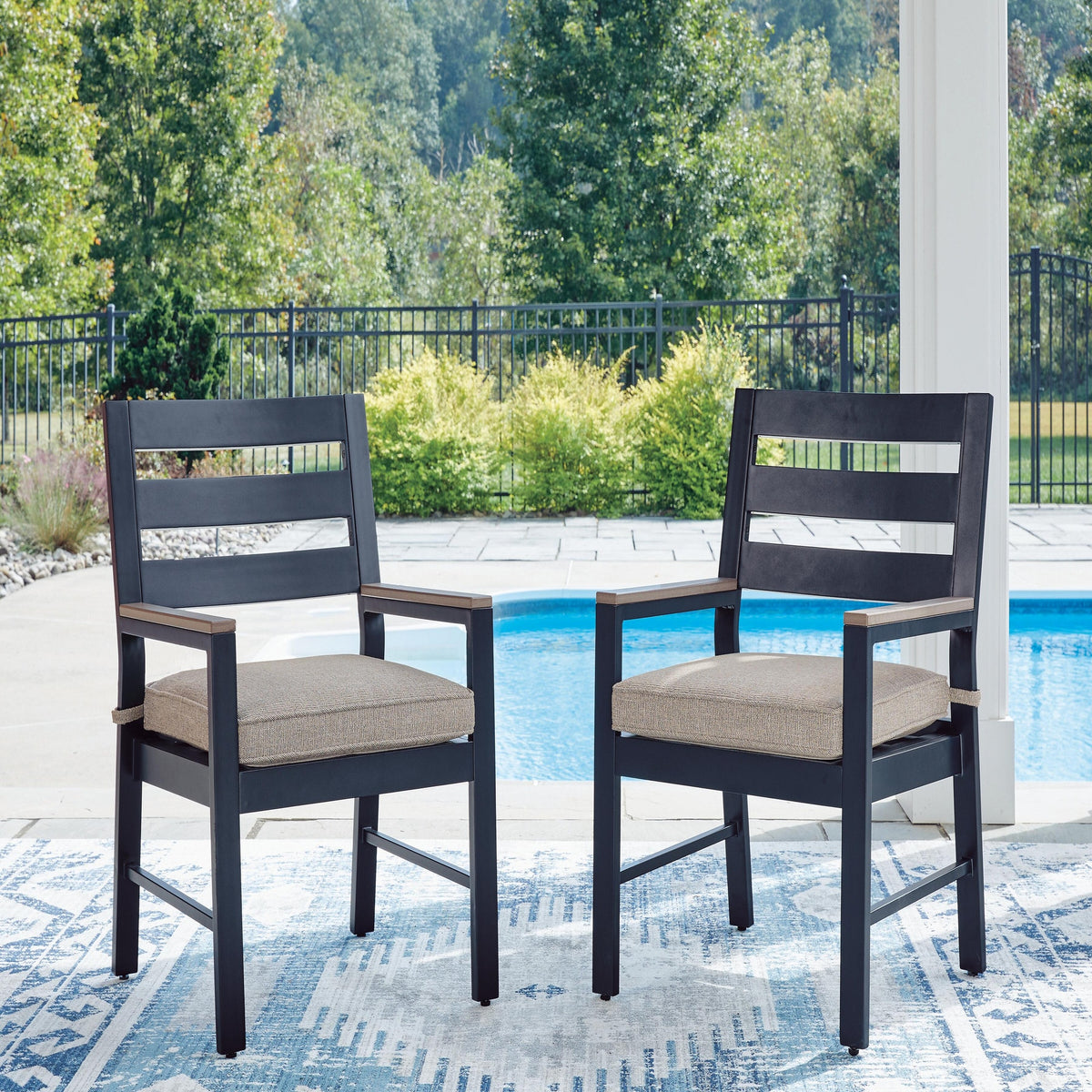 East Beach Outdoor Sofa with Cushion (PCP587-SI) - Image 15