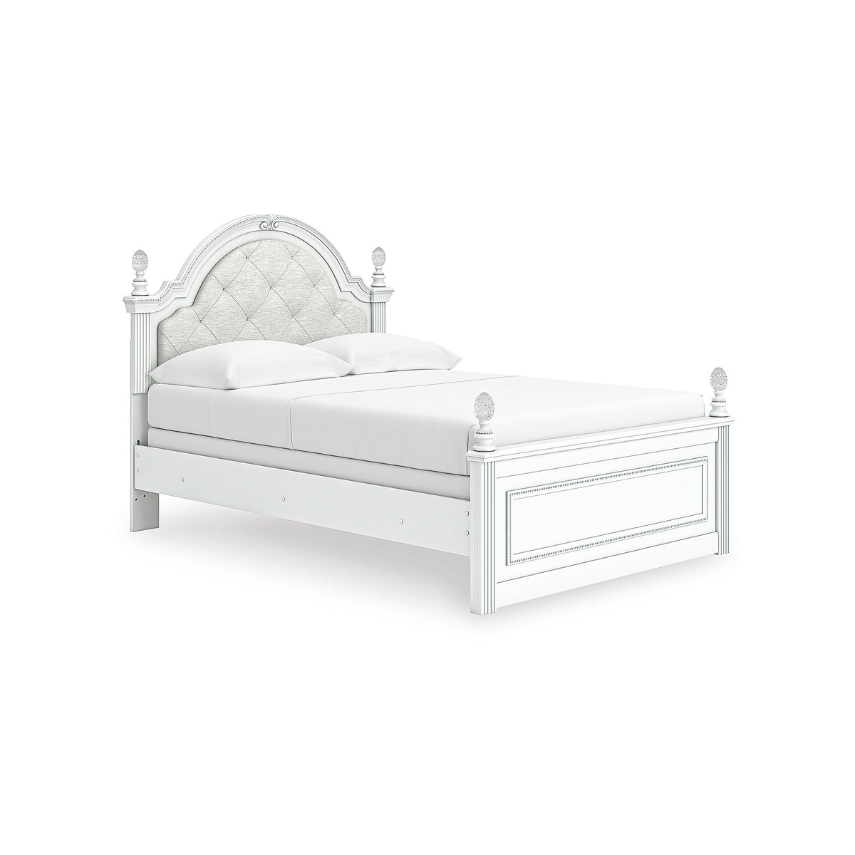 Kozlani Full Upholstered Panel Bed, Dresser and Mirror (PCB1819-SI) - Image 3
