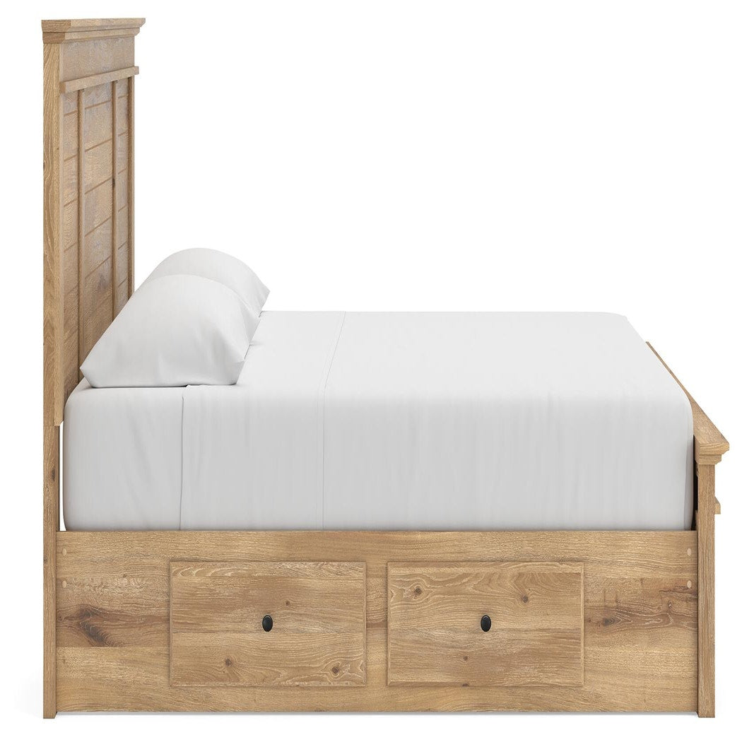Makidern King Panel Storage Bed (PCB1170-SI) - Image 9