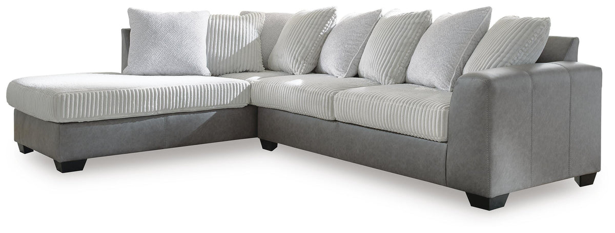 Clairette Court 2-Piece Sectional with Chaise (31503-SI)