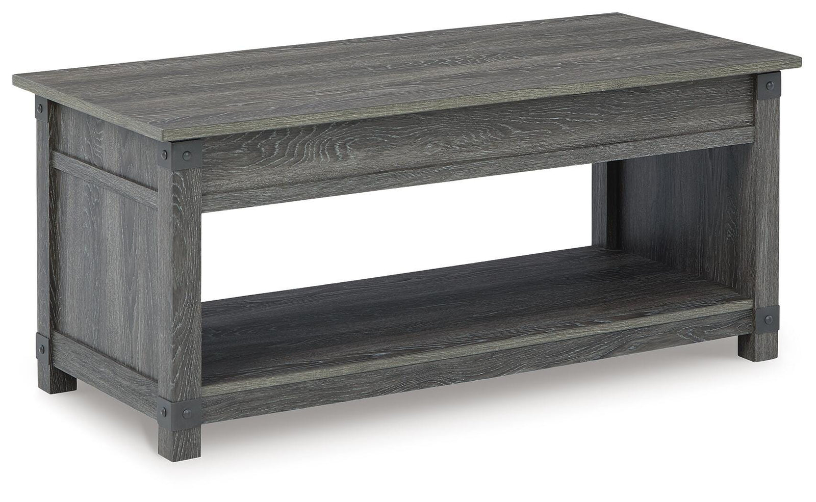 Freedan Lift-Top Coffee Table - Grayish Brown  (T175-SI) - Image 6