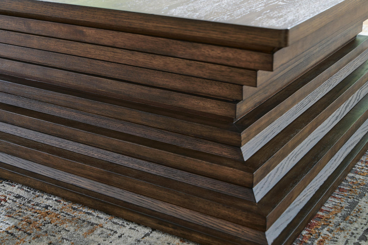 Hannodream Coffee Table - Warm Brown  (T821-SI) - Image 5
