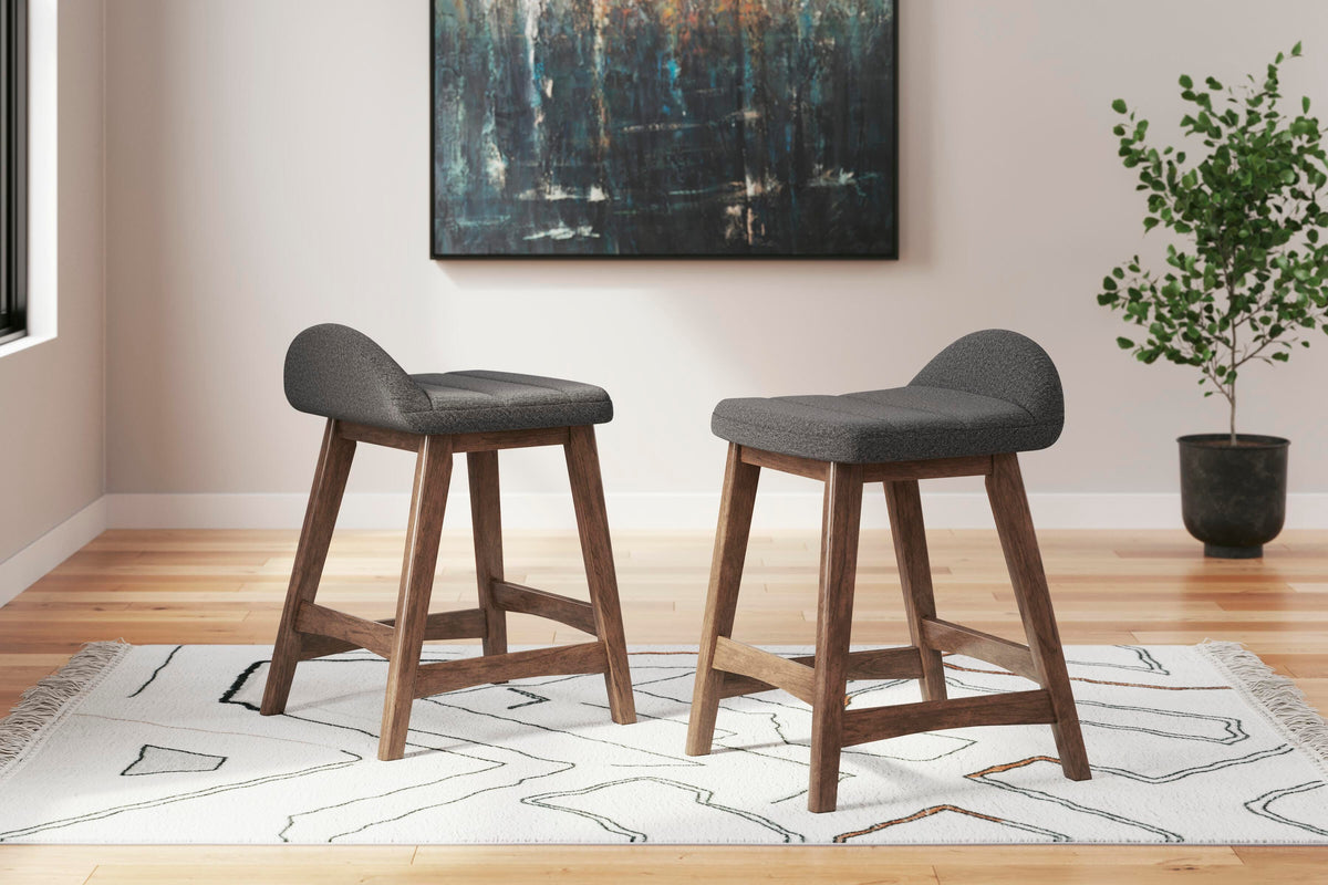 Lyncott Counter Height Bar Stool (D615-SI) - Image 42
