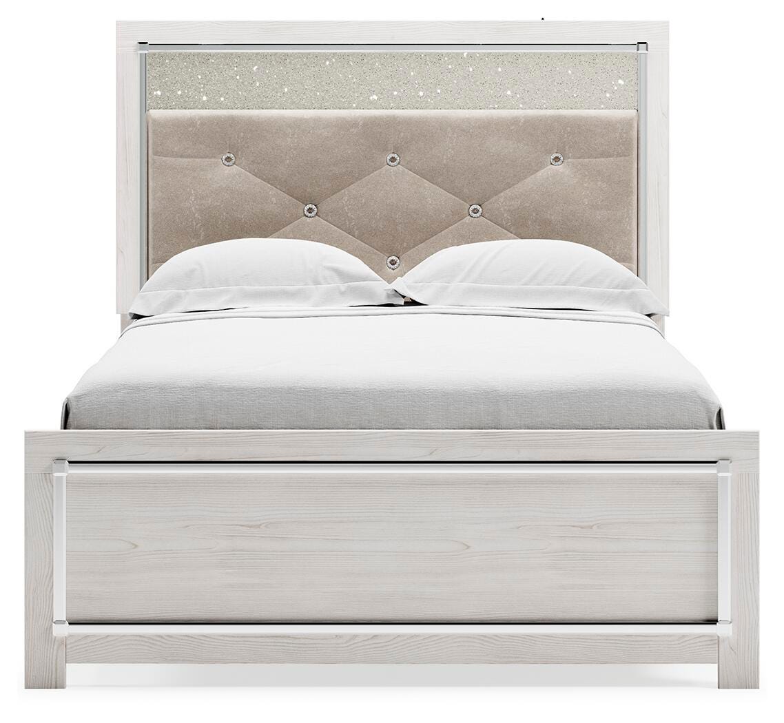 Altyra Panel Bed, Dresser, Mirror and Nightstand - White  (B2640-SI) - Image 7