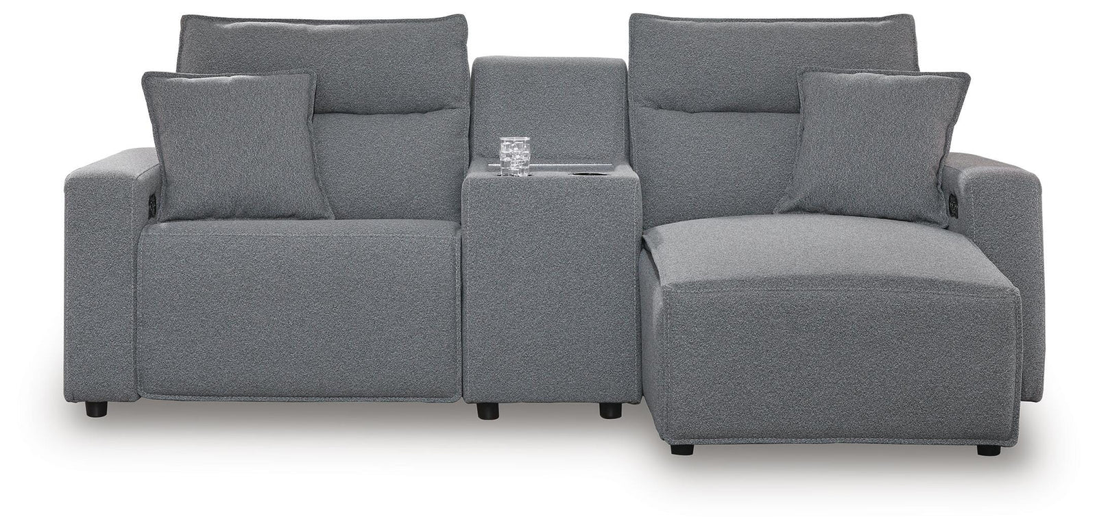 Modmax II 3-Piece Power Reclining Sectional with Chaise and Console (65906-SI)