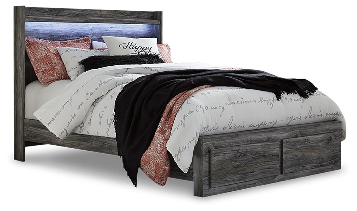 Baystorm Panel Storage Bed, Dresser, Mirror, Chest and Nightstand (B221-SI) - Image 3