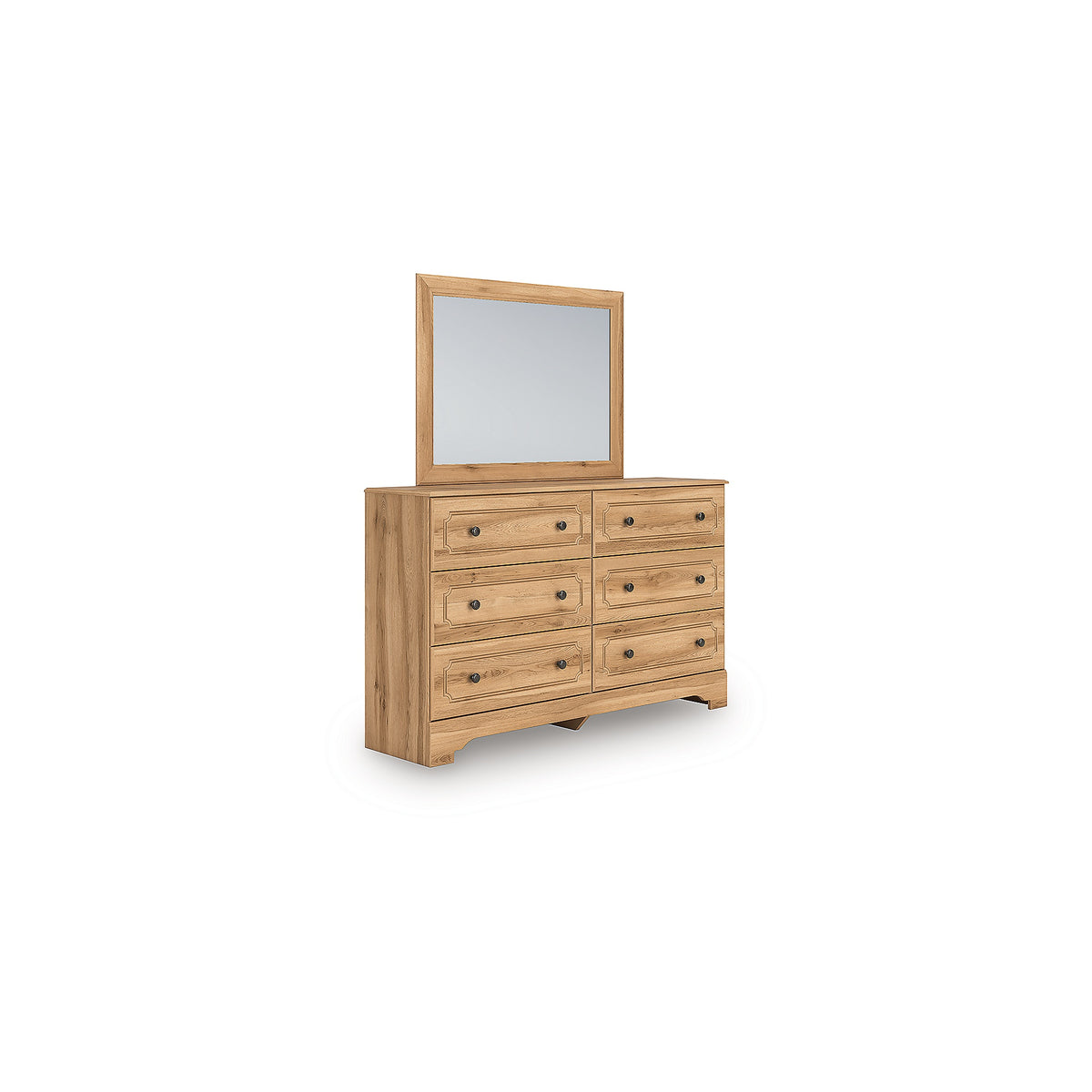 Aleaport Twin Panel Bed, Dresser and Mirror (PCB1075-SI) - Image 3