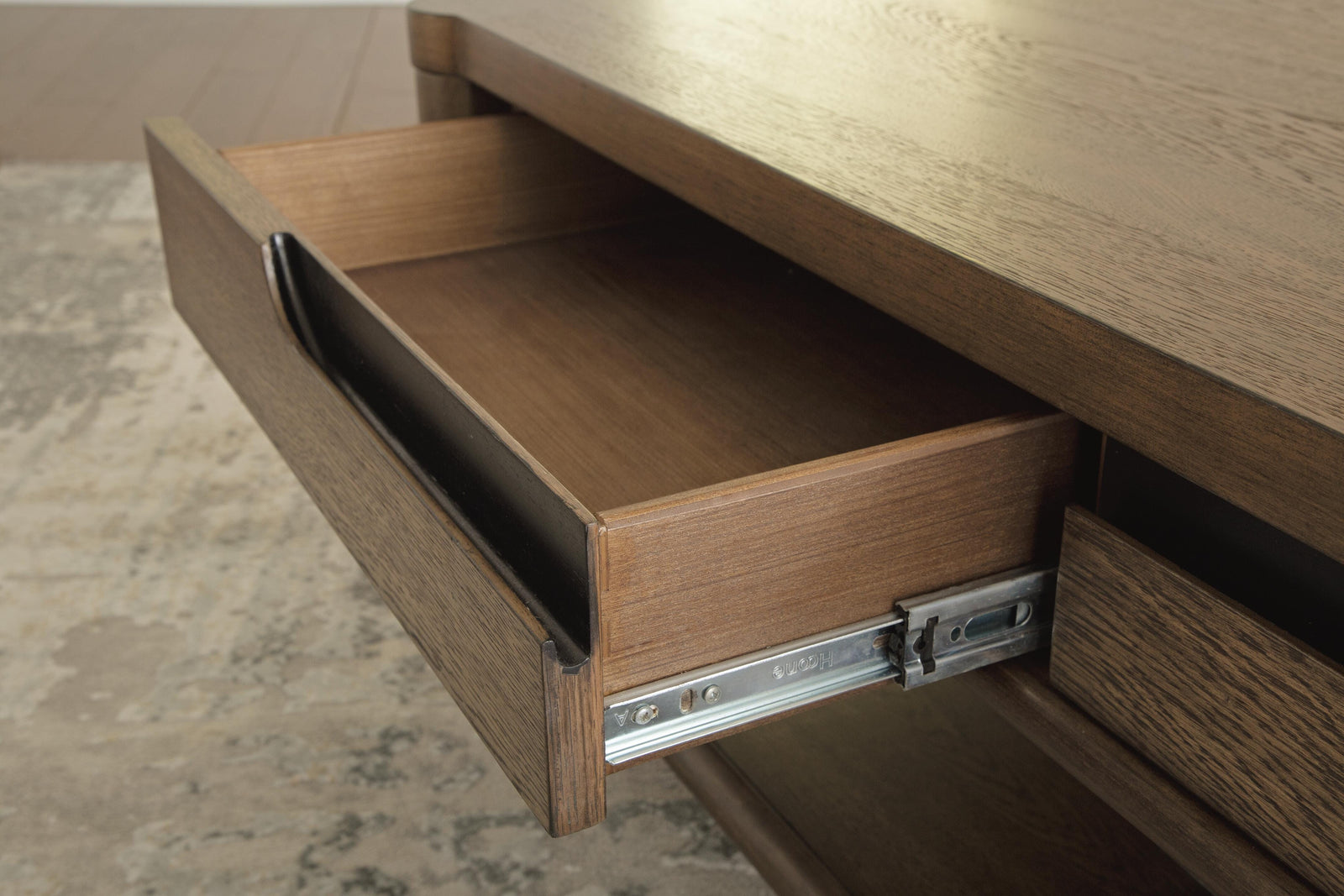 Roanhowe Coffee Table and 2 End Tables - Brown  (T769-SI) - Image 12